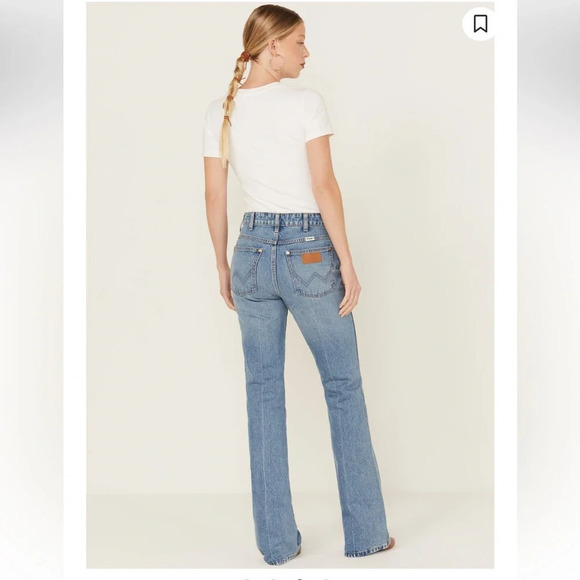 Wrangler Women’s Westward 626 High Rise Cotton Boot Cut Jeans Size 33 - Picture 4 of 16